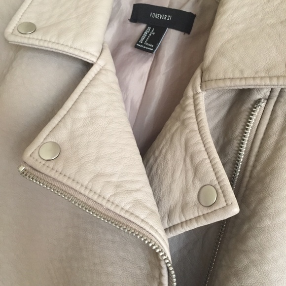 Forever 21 Leather moto jacket size L - Picture 2 of 6